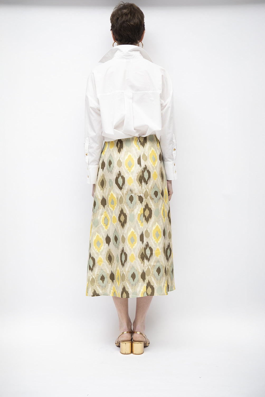 GO007-GONNA A- YELLOW IKAT-LPS