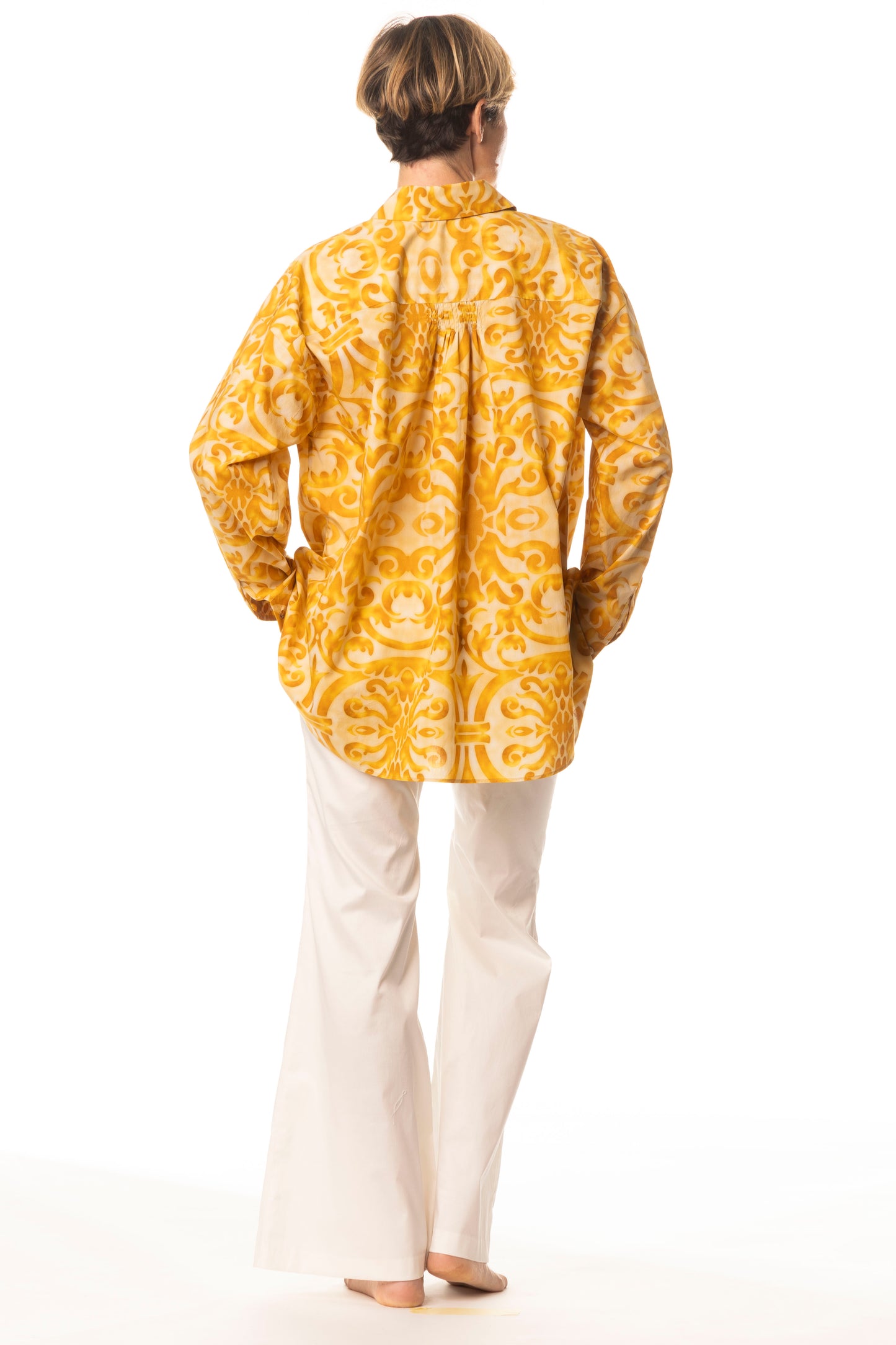 CA026-CAMICIA GIOIA ST ARAB GIALLO-COS