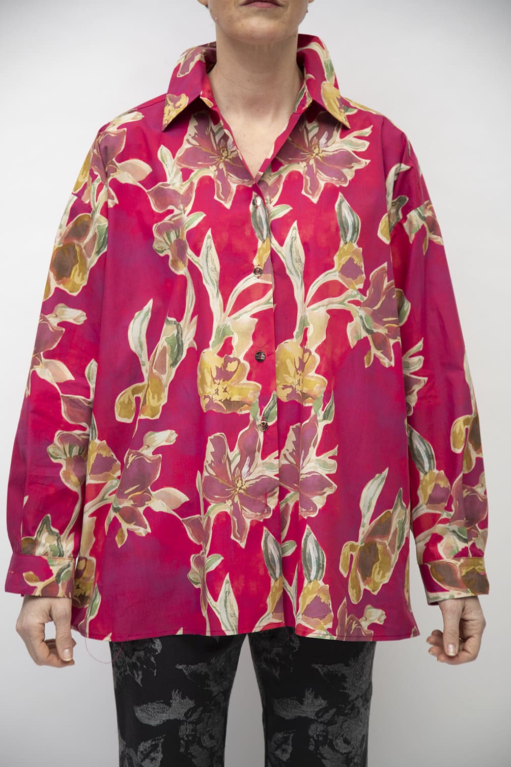 CA026-CAMICIA GIOIA ST ABS RED FLOWER