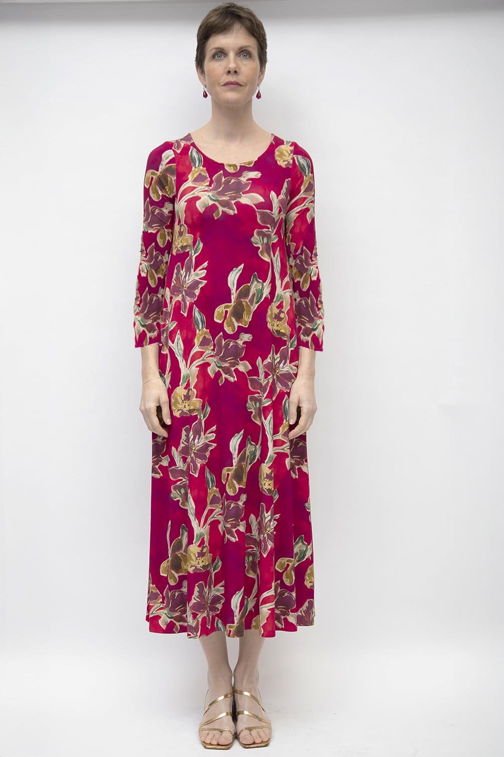 AB120- ABITO SITA-ABS RED FLOWER-JBS