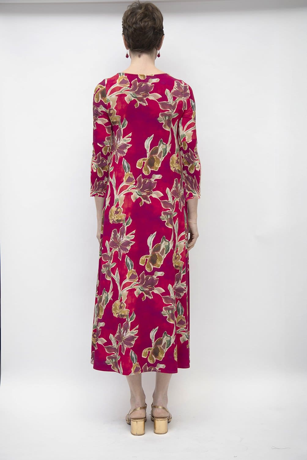 AB120- ABITO SITA-ABS RED FLOWER-JBS