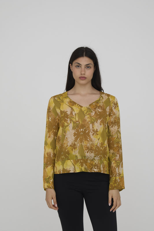 CA009-PAGODA SHIRT-YELLOW MIX-GSS