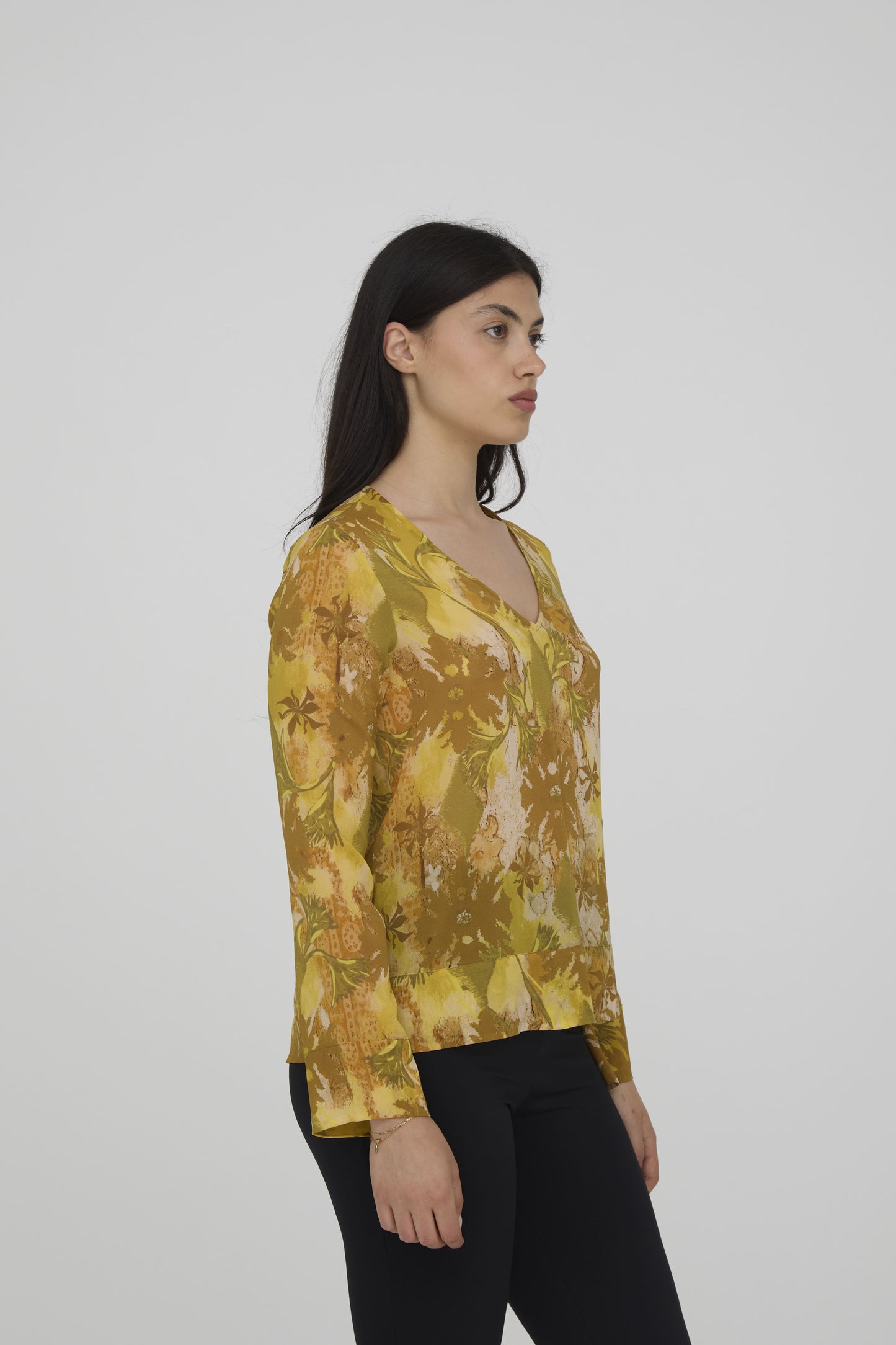 CA009-PAGODA SHIRT-YELLOW MIX-GSS